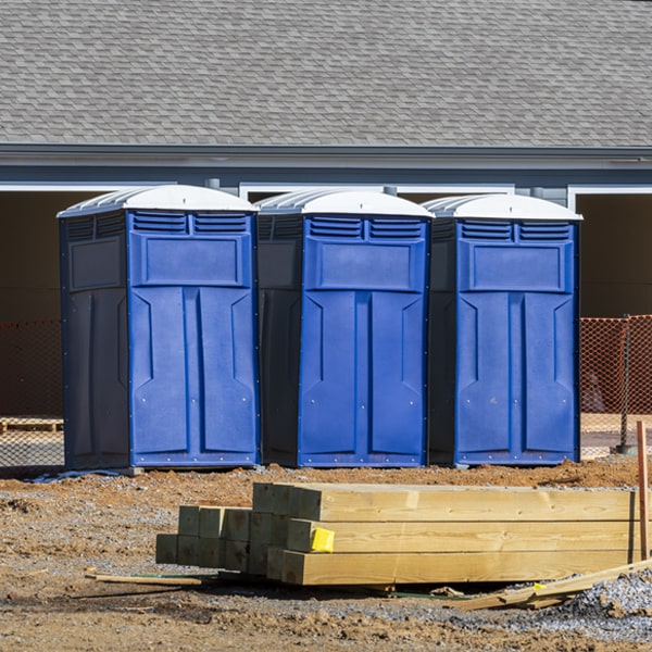 are there any restrictions on what items can be disposed of in the porta potties in Manchester